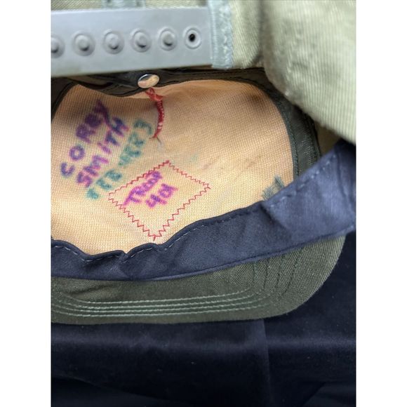 Vintage Boy Scouts Of America BSA Belt & Trucker Style Hat 1990’s Small medium - Picture 6 of 12